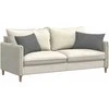 Sofa Pagalvės 2 pcs Tamsiai pilka 60 x 40 cm audinys