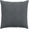 Sofa Pagalvės 2 pcs Tamsiai pilka 60 x 60 cm Kordūrinis audinys