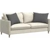 Sofa Pagalvės 2 pcs Tamsiai pilka 70 x 50 cm audinys
