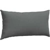 Sofa Pagalvės 2 pcs Tamsiai pilka 80 x 40 cm audinys