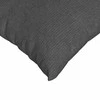Sofa Pagalvės 2 pcs Tamsiai pilka 80 x 40 cm Kordūrinis audinys