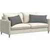 Sofa Pagalvės 2 pcs Tamsiai pilka 80 x 40 cm audinys