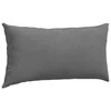 Sofa Pagalvės 2 pcs Tamsiai pilka 80 x 40 cm audinys