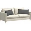 Sofa Pagalvės 2 pcs Tamsiai pilka 80 x 40 cm audinys