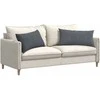 Sofa Pagalvės 2 pcs Tamsiai pilka 80 x 40 cm Kordūrinis audinys