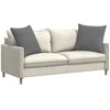 Sofa Pagalvės 2 pcs Tamsiai pilka 80 x 80 cm audinys