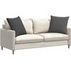 Sofa Pagalvės 2 pcs Tamsiai pilka 80 x 80 cm Kordūrinis audinys