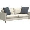 Sofa Pagalvės 2 pcs Tamsiai pilka 80 x 80 cm Kordūrinis audinys