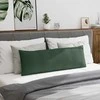 Sofa Pagalvės 2 pcs Tamsiai žalia 120 x 40 cm