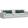 Sofa Pagalvės 2 pcs Tamsiai žalia 120 x 40 cm