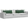 Sofa Pagalvės 2 pcs Tamsiai žalia 120 x 40 cm