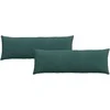 Sofa Pagalvės 2 pcs Tamsiai žalia 120 x 40 cm