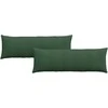 Sofa Pagalvės 2 pcs Tamsiai žalia 120 x 40 cm