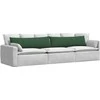 Sofa Pagalvės 2 pcs Tamsiai žalia 145 x 40 cm