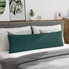 Sofa Pagalvės 2 pcs Tamsiai žalia 145 x 40 cm audinys