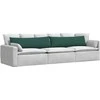 Sofa Pagalvės 2 pcs Tamsiai žalia 145 x 40 cm audinys