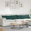 Sofa Pagalvės 2 pcs Tamsiai žalia 145 x 40 cm audinys
