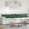 Sofa Pagalvės 2 pcs Tamsiai žalia 145 x 40 cm