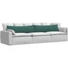 Sofa Pagalvės 2 pcs Tamsiai žalia 145 x 40 cm