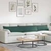 Sofa Pagalvės 2 pcs Tamsiai žalia 200 x 40 cm