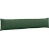 Sofa Pagalvės 2 pcs Tamsiai žalia 200 x 40 cm