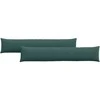 Sofa Pagalvės 2 pcs Tamsiai žalia 200 x 40 cm