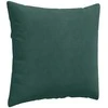 Sofa Pagalvės 2 pcs Tamsiai žalia 45 x 45 cm Kordūrinis audinys