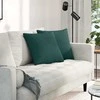 Sofa Pagalvės 2 pcs Tamsiai žalia 45 x 45 cm audinys