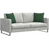 Sofa Pagalvės 2 pcs Tamsiai žalia 45 x 45 cm Kordūrinis audinys