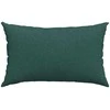 Sofa Pagalvės 2 pcs Tamsiai žalia 50 x 30 cm audinys