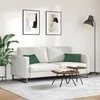 Sofa Pagalvės 2 pcs Tamsiai žalia 50 x 30 cm Kordūrinis audinys