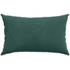 Sofa Pagalvės 2 pcs Tamsiai žalia 50 x 30 cm Kordūrinis audinys