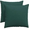 Sofa Pagalvės 2 pcs Tamsiai žalia 50 x 50 cm audinys