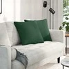 Sofa Pagalvės 2 pcs Tamsiai žalia 50 x 50 cm Kordūrinis audinys