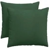 Sofa Pagalvės 2 pcs Tamsiai žalia 50 x 50 cm Kordūrinis audinys