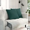 Sofa Pagalvės 2 pcs Tamsiai žalia 50 x 50 cm audinys