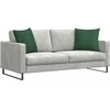 Sofa Pagalvės 2 pcs Tamsiai žalia 50 x 50 cm Kordūrinis audinys