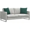 Sofa Pagalvės 2 pcs Tamsiai žalia 50 x 50 cm audinys