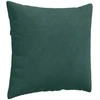 Sofa Pagalvės 2 pcs Tamsiai žalia 50 x 50 cm Kordūrinis audinys