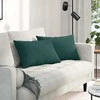 Sofa Pagalvės 2 pcs Tamsiai žalia 60 x 40 cm audinys