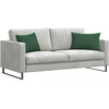 Sofa Pagalvės 2 pcs Tamsiai žalia 60 x 40 cm Kordūrinis audinys