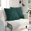 Sofa Pagalvės 2 pcs Tamsiai žalia 60 x 60 cm audinys