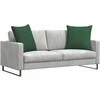 Sofa Pagalvės 2 pcs Tamsiai žalia 60 x 60 cm Kordūrinis audinys