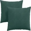 Sofa Pagalvės 2 pcs Tamsiai žalia 60 x 60 cm Kordūrinis audinys