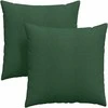 Sofa Pagalvės 2 pcs Tamsiai žalia 60 x 60 cm Kordūrinis audinys
