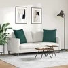 Sofa Pagalvės 2 pcs Tamsiai žalia 60 x 60 cm audinys