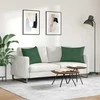 Sofa Pagalvės 2 pcs Tamsiai žalia 70 x 50 cm Kordūrinis audinys