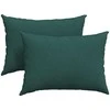 Sofa Pagalvės 2 pcs Tamsiai žalia 70 x 50 cm audinys