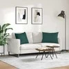 Sofa Pagalvės 2 pcs Tamsiai žalia 70 x 50 cm audinys