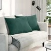 Sofa Pagalvės 2 pcs Tamsiai žalia 70 x 50 cm Kordūrinis audinys